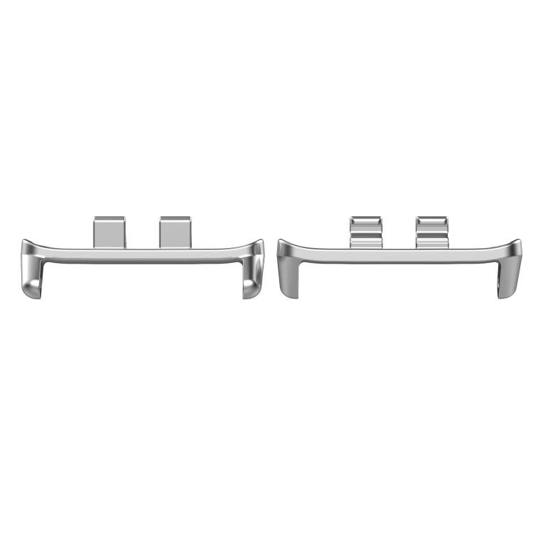 One Pair 18mm Metal Lug Watch Band Connectors — Black
