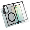 2 in 1 Set Magnetic Phone Case with Screen Tempered Film