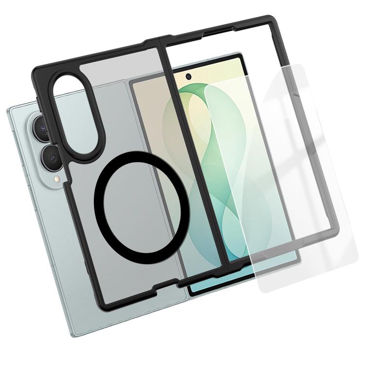 2 in 1 Set Magnetic Phone Case with Screen Tempered Film