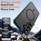 3 in 1 Set Magnetic Phone Case with Screen Film + Lens Protector