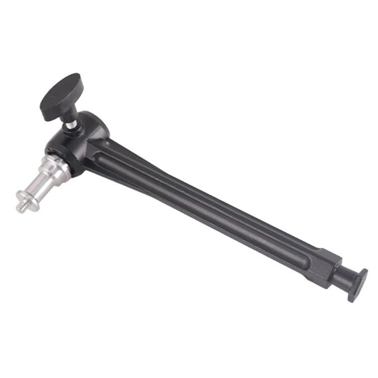 D086 19cm Aluminum Alloy Extension Rod 1 / 4 and 3 / 8 inch Dual Threaded Mounting Arm