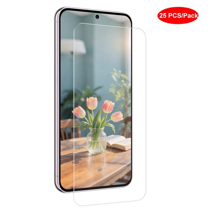 JUNSUNMAY 25 PCS/Pack Screen Protector Tempered Glass Film