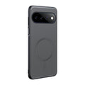 Plain Leather MagSafe Shockproof Phone Case