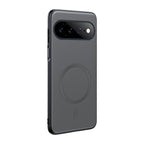 Plain Leather MagSafe Shockproof Phone Case