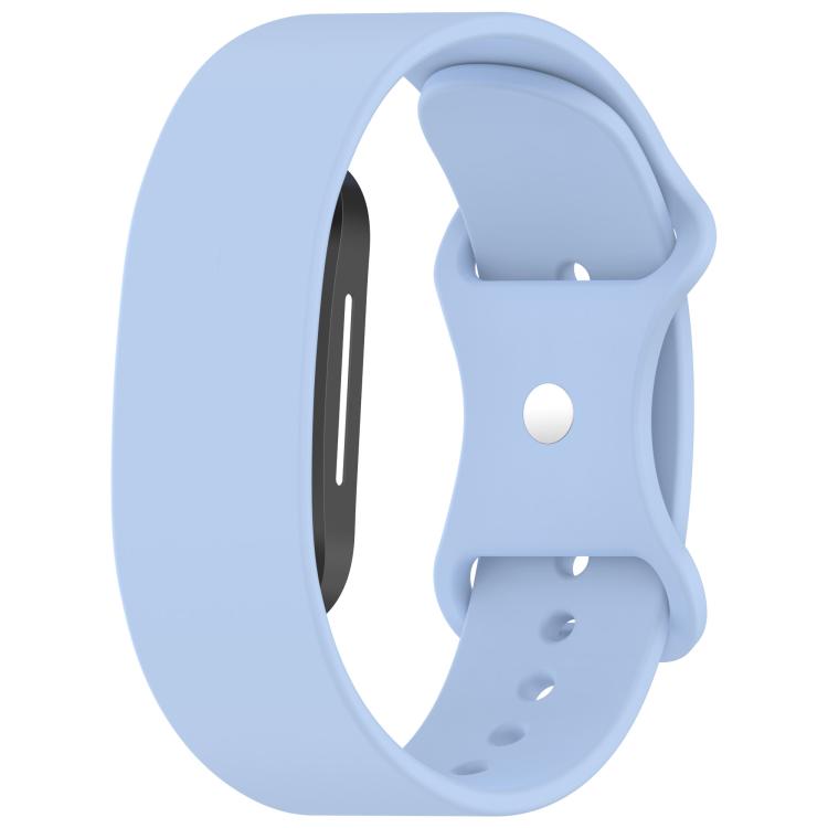 Butterfly Buckle Solid Color Silicone Watch Band — Lime