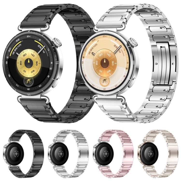 Quick Release Spring Bar Design I-Shaped Folding Clasp Titanium Metal Watch Band