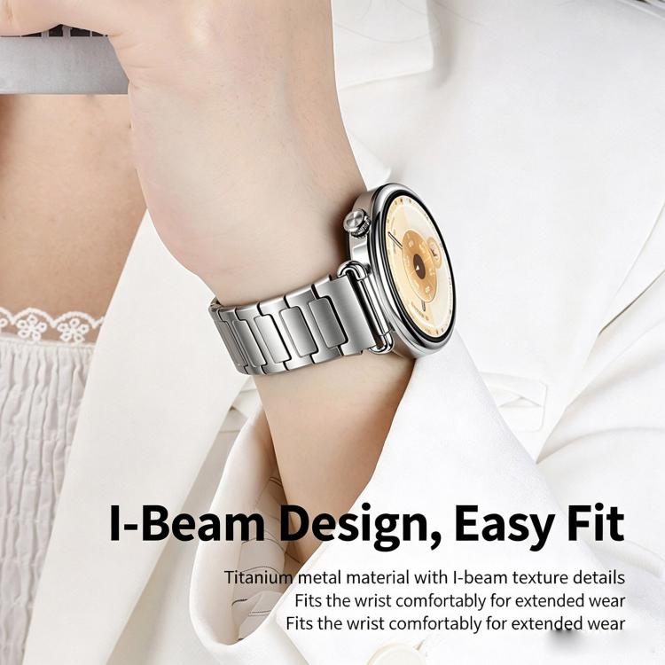 Quick Release Spring Bar Design I-Shaped Folding Clasp Titanium Metal Watch Band
