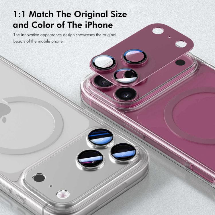 ENKAY Anti-reflection Camera Lens Frosted Armor Aluminium Alloy Tempered Glass Film