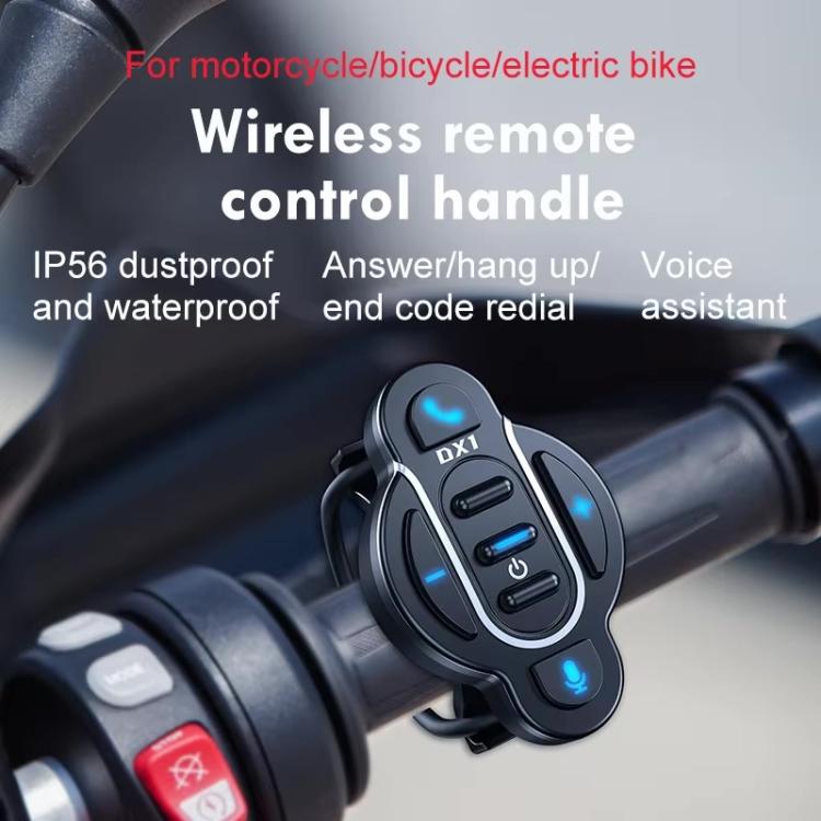 DX1 Wireless Remote Control Handle, BT5.4 Fast Charging IP65 Waterproof for Electric Bike Motorcycle Bicycle — view 3