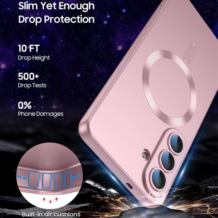 Ultra thin Metallic TPU MagSafe Phone Case with Lens Film