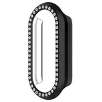 Single Row Diamond Half Coverage Hollow PC Watch Case