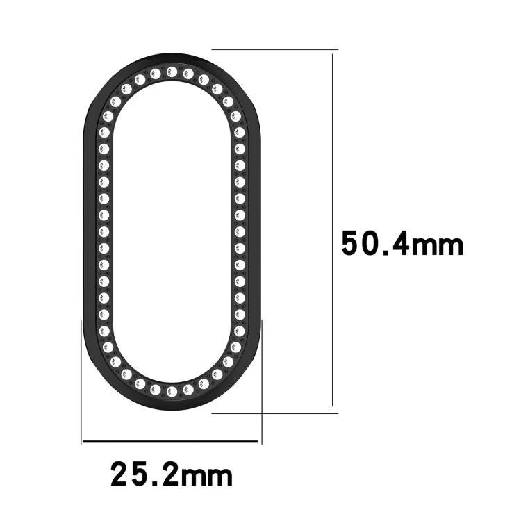 Single Row Diamond Half Coverage Hollow PC Watch Case
