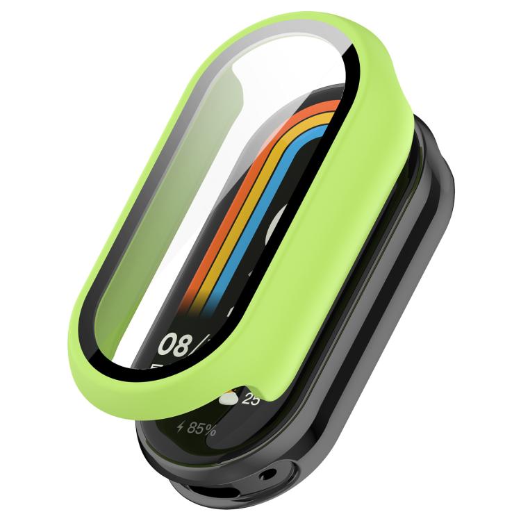 Tempered Film Integrated PC Watch Protective Case — Matte Green