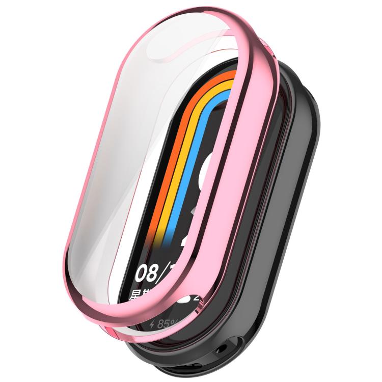 All Coverage Electroplated TPU Watch Protective Case — Pink