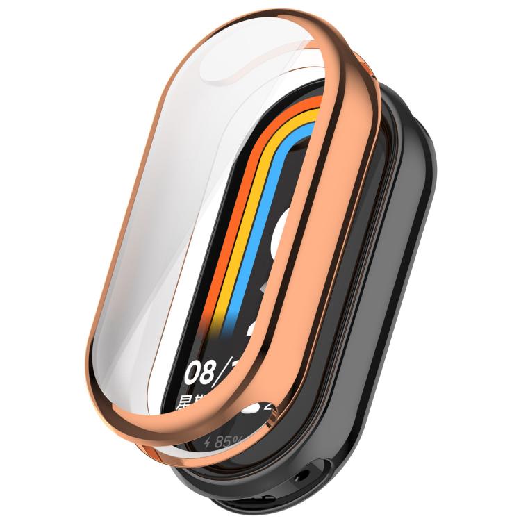 All Coverage Electroplated TPU Watch Protective Case — Rose Gold