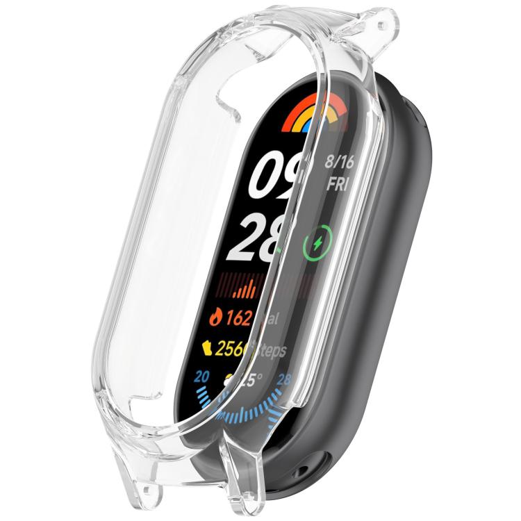 Spring Bar Design Half Coverage Hollow PC Watch Case — Transparent