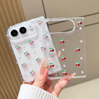 Epoxy Resin 3D Mini Cherry TPU Phone Case