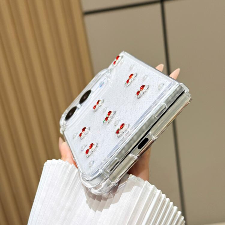 Epoxy Resin 3D Mini Cherry TPU Phone Case