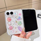 Cosmic Star Glitter Epoxy TPU Phone Case — Green