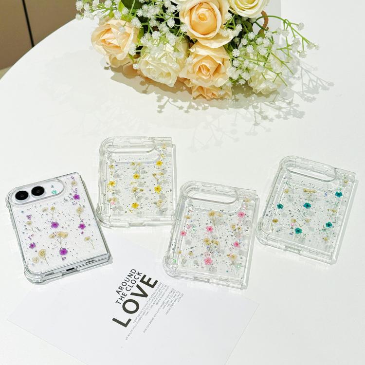 Gypsophila Flowers Pattern TPU Protective Phone Case