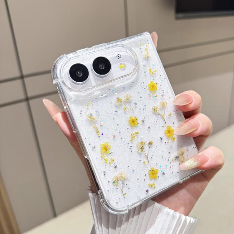 Gypsophila Flowers Pattern TPU Protective Phone Case