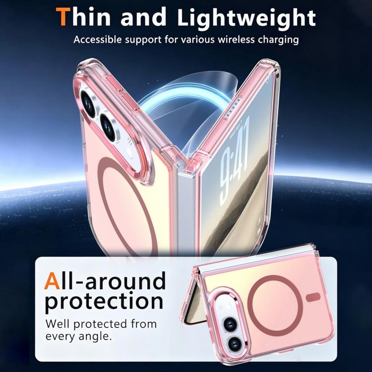 Bright Shadow Magnetic Discolor Phone Case — For iPhone Duo