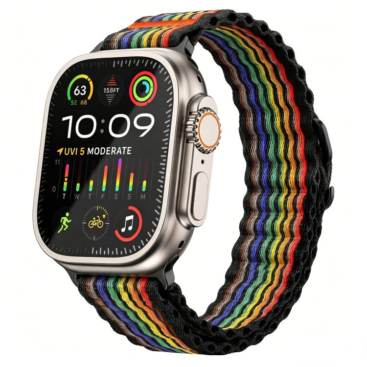 Ocean Wave Texture Nylon Watch Band