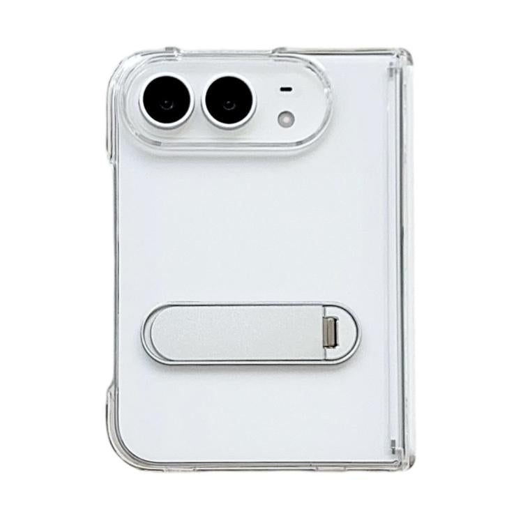 Clear Fold Bar Holder Hinge Shockproof Phone Case