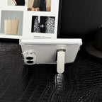 Clear Fold Bar Holder Hinge Shockproof Phone Case