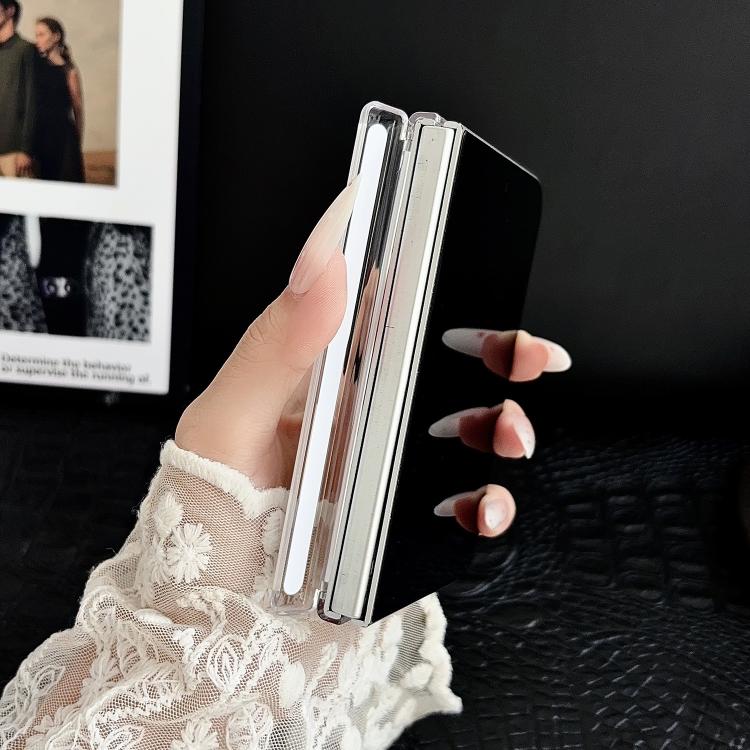 Clear Fold Bar Holder Hinge Shockproof Phone Case
