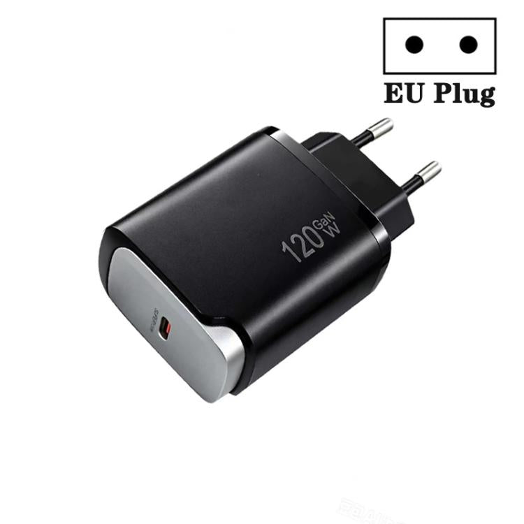 PD48 GaN 120W USB-C Fully Compatible Protocol Charger for Laptops, EU Plug