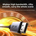 UGREEN DP123 45445 2m DisplayPort 2.1 Male to Male Video Cable 80Gbps 16K / 60Hz — view 5