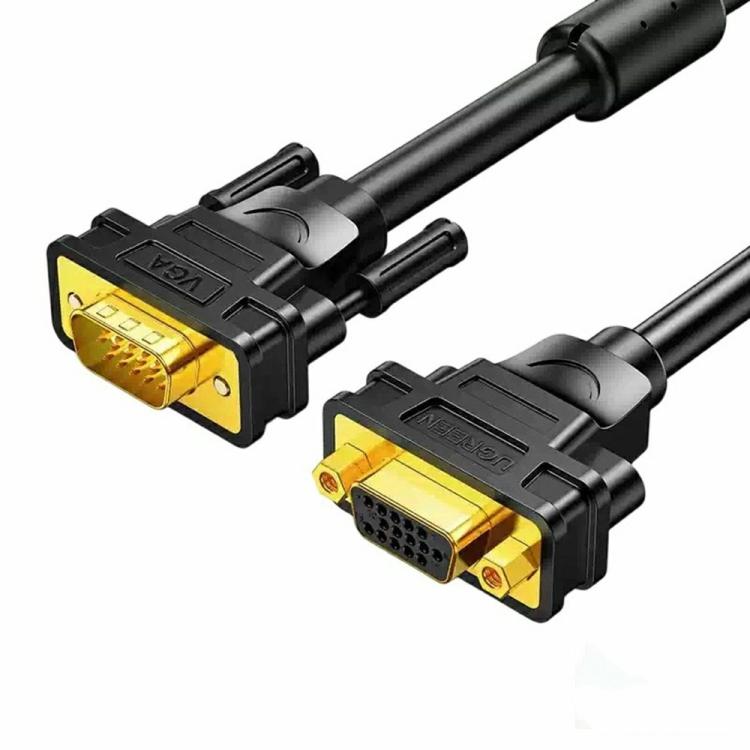 UGREEN VG103 30745 VGA Male to Female Extension Cable Triple-Shielded Ferrite Core