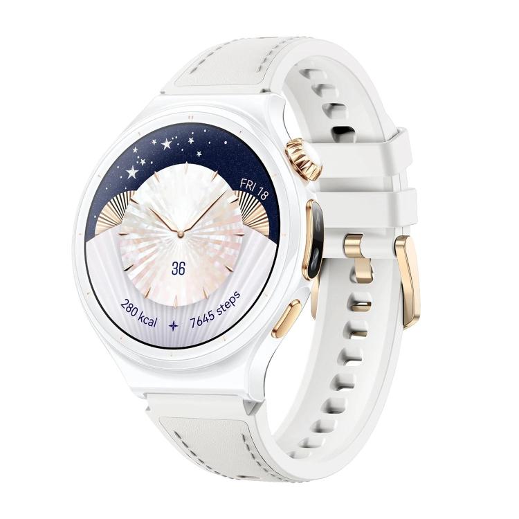Microfiber Leather Hybrid Silicone Watch Band