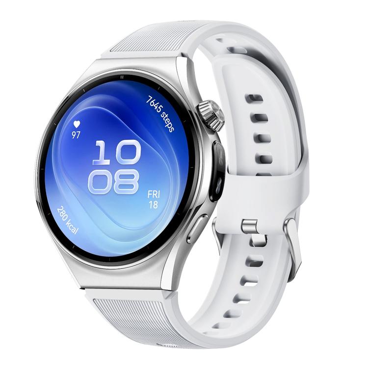 Hidden Tail Design Vertical Stripe Silicone Watch Band