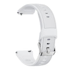 Hidden Tail Design Vertical Stripe Silicone Watch Band