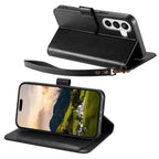 Multi-color Sewing Skin-feel Multi-card Vegan Leather Phone Case