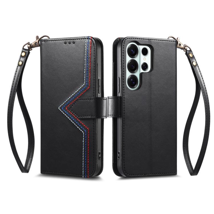 Multi-color Sewing Skin-feel Multi-card Vegan Leather Phone Case