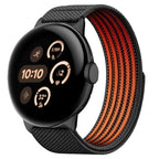 Airy Mixed Nylon Loop Metal Connector Watch Band