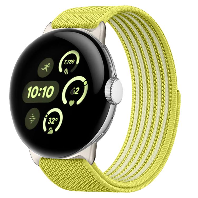 Airy Mixed Nylon Loop Metal Connector Watch Band