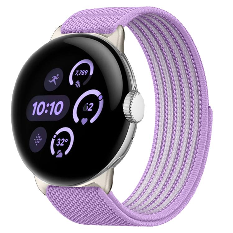 Airy Mixed Nylon Loop Metal Connector Watch Band