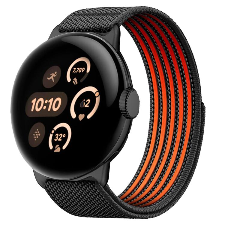 Airy Mixed Nylon Loop Metal Connector Watch Band