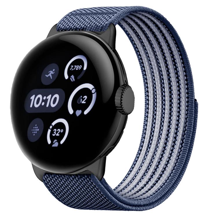 Airy Mixed Nylon Loop Metal Connector Watch Band