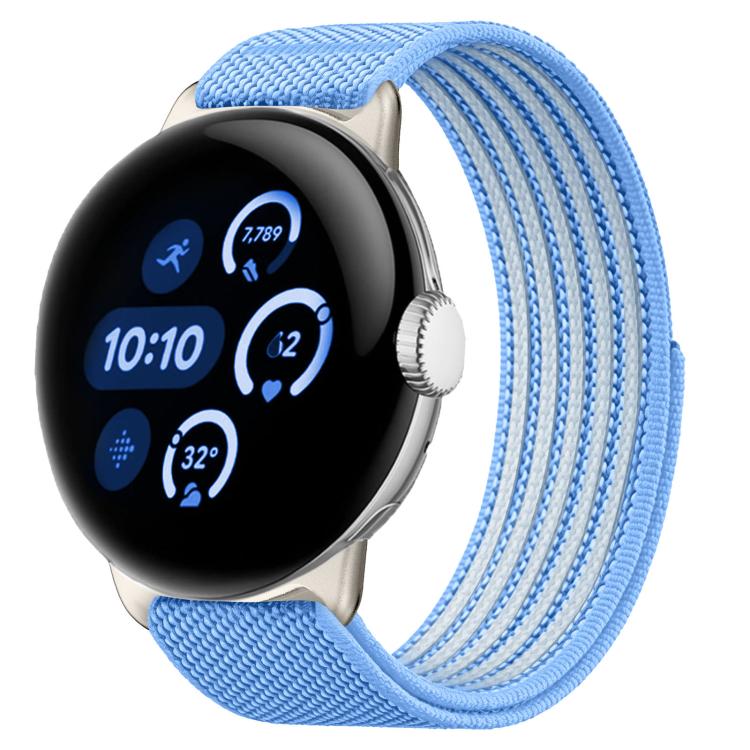 Airy Mixed Nylon Loop Metal Connector Watch Band