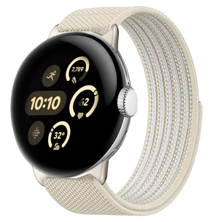 Airy Mixed Nylon Loop Metal Connector Watch Band