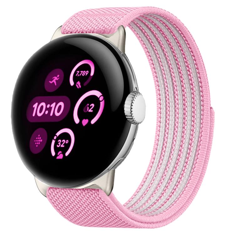 Airy Mixed Nylon Loop Metal Connector Watch Band