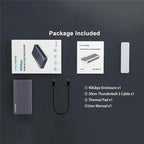 ACASIS TBU405M1 40Gbps M.2 NVMe SSD Enclosure for M1 / M2 Pro Max — view 10
