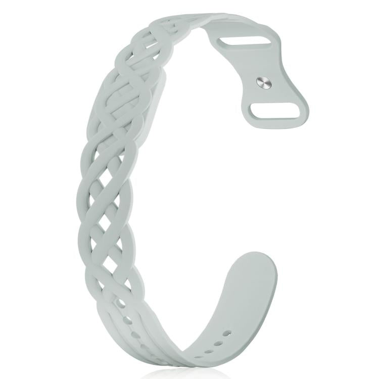Vine Woven Design Butterfly Buckle Silicone Watch Band