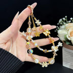 Chinese Style Gold Butterfly Floral Phone Chain — view 9