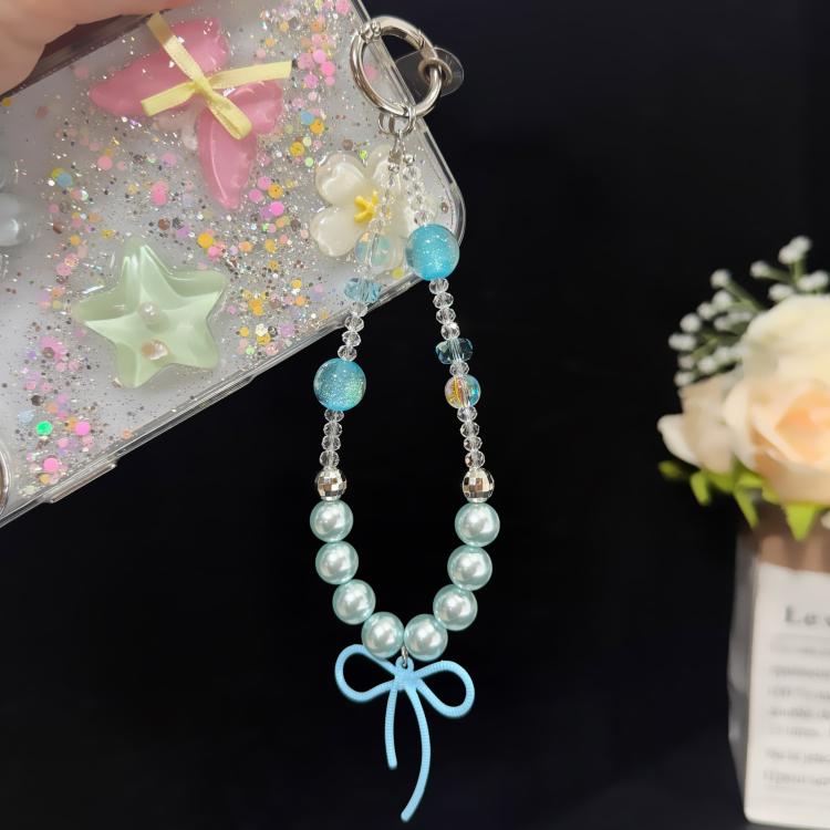 Glass Gentle Butterfly Pearl Crystal Chain — view 8